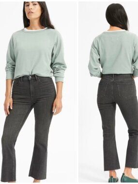 Everlane The Kick Crop Jean High Rise
